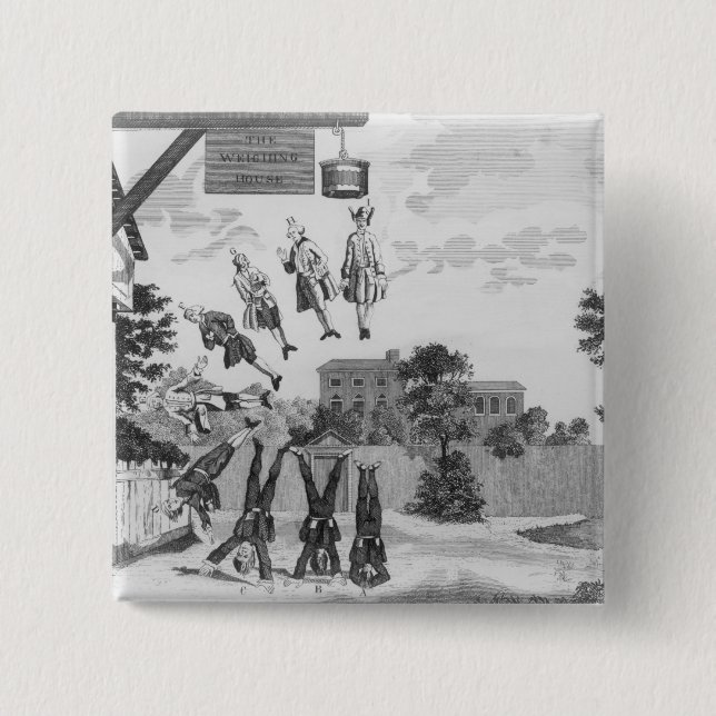 The Weighing House 15 Cm Square Badge (Front)