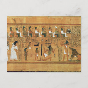 The Weighing of Heart against the Feather of Postcard