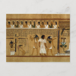 The Weighing of the Heart against Maat's Feather Postcard