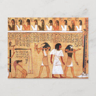 The Weighing Of The Heart Against Maat's Feather Postcard