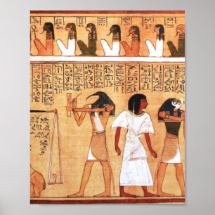 The Weighing Of The Heart Against Maat's Feather Poster