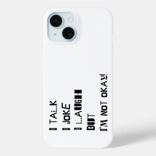 The Weight of Laughter – Mental Health Awareness iPhone 15 Case