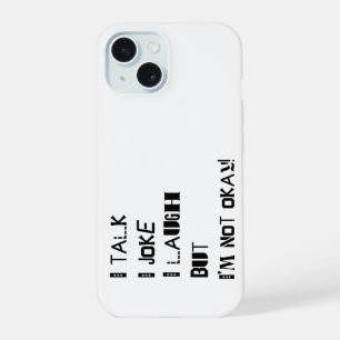 The Weight of Laughter – Mental Health Awareness iPhone 15 Case