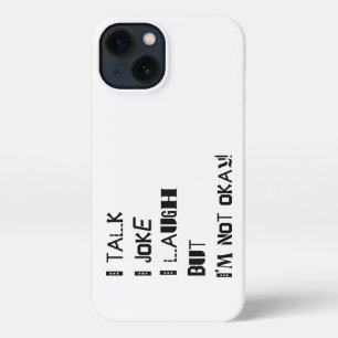 The Weight of Laughter – Mental Health Awareness iPhone 13 Case