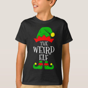 The Weird Elf Funny Matching Family Group Christma T-Shirt