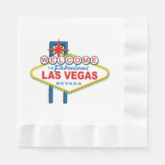 The Welcome To Las Vegas Sign Napkin