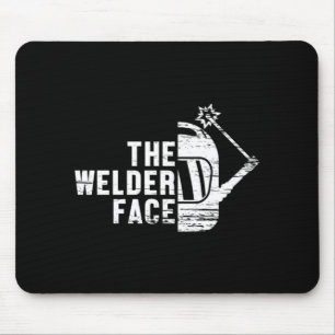 The Welder Face Welding Profession Metal Iron Gift Mouse Mat
