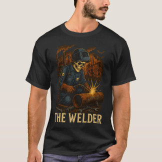 The Welder Skeleton  T-Shirt