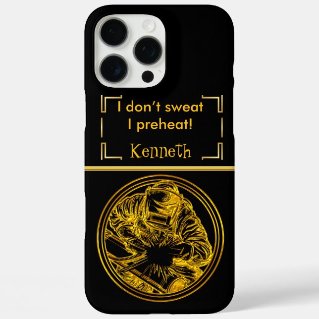 The Welder's Precision Case-Mate iPhone Case (Back)
