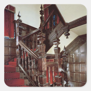 The Well staircase, c.1600 Square Sticker