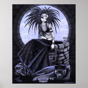 The Well Tribal Fusion Water Panther Poster
