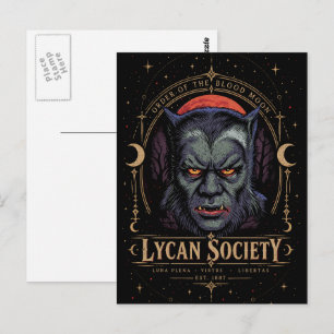 The Werewolf Curse Postcard