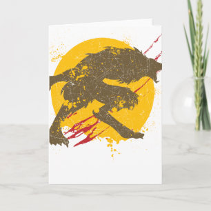 The Werewolf Greeting Card