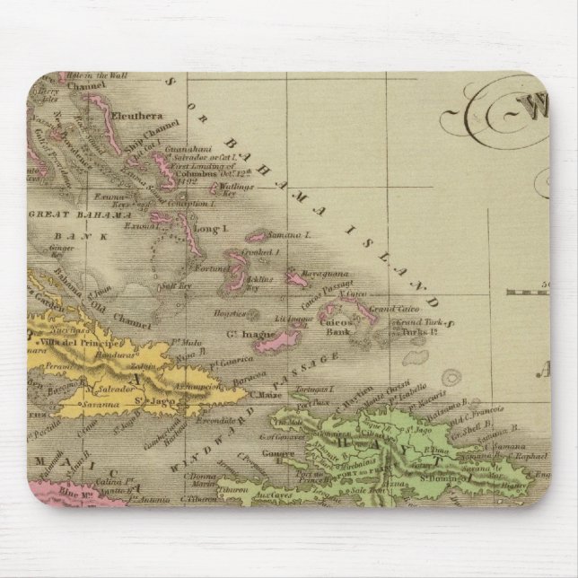 The West Indies Mouse Mat (Front)