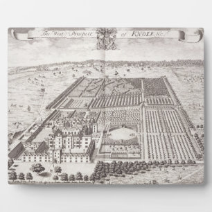 The West Prospect of Knole, from 'Thirty Six Diffe Plaque