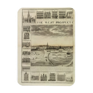 The West Prospect of the Town of Great Yarmouth in Magnet