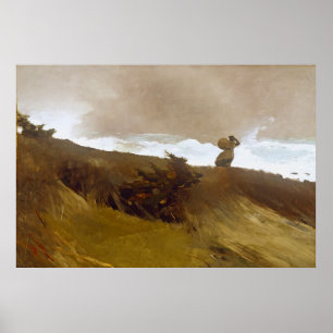 The West Wind, by Winslow Homer Poster