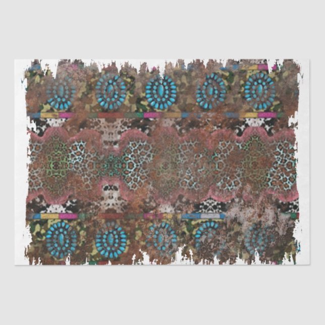 The Western Series Design 22 Tissue Paper (Front)