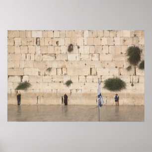 The Western Wall, Jerusalem Poster