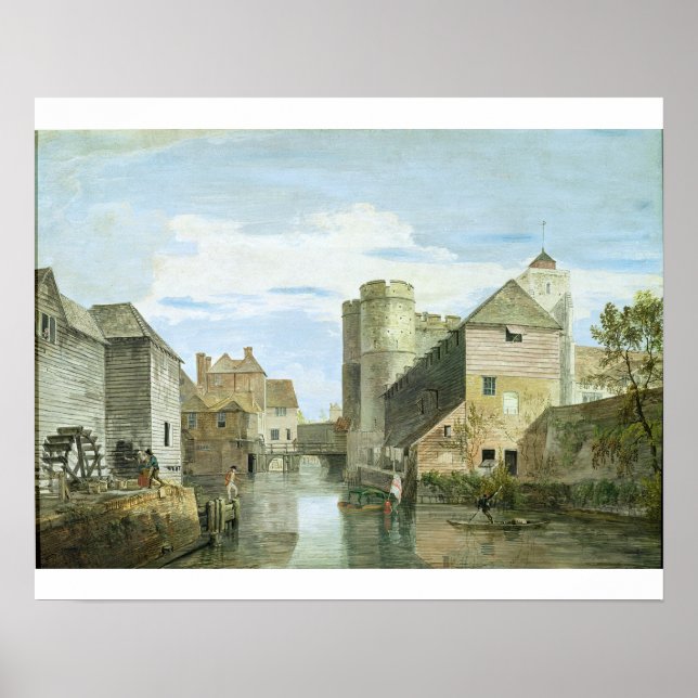 The Westgate, Canterbury (bodycolour on paper) Poster (Front)