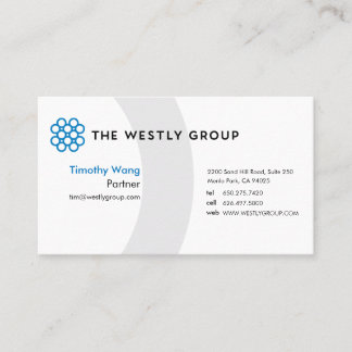 The Westly Group | Logos Business Card