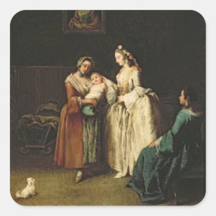 The Wet-Nurse Square Sticker