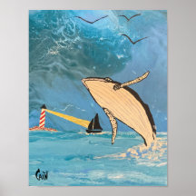 THE WHALE AND THE LIGHTHOUSE