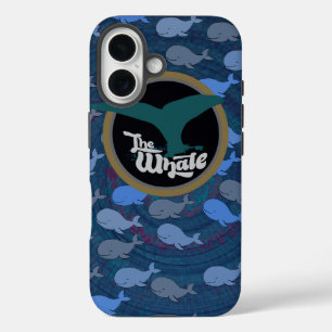 the whale awesome pattern iPhone 16 case