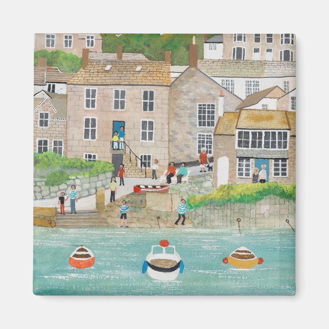 The Wharf at Mousehole Magnet (Front)
