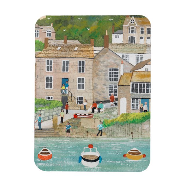 The Wharf at Mousehole Magnet (Vertical)