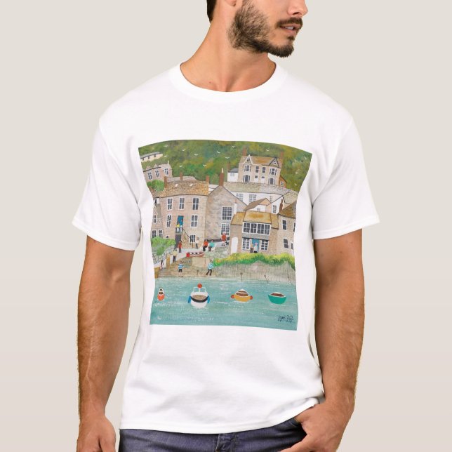The Wharf at Mousehole T-Shirt (Front)