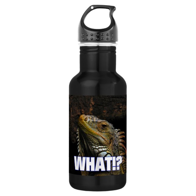 The What!? Iguana 532 Ml Water Bottle (Front)