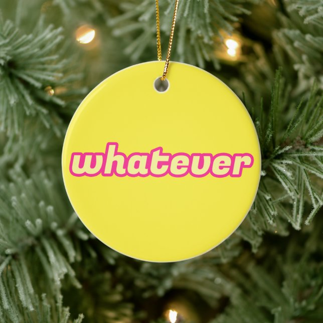 The 'Whatever' Art Ceramic Tree Decoration (Tree)