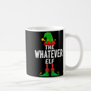 The Whatever Elf Matching Family Christmas Coffee Mug