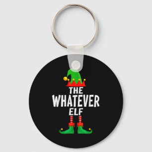 The Whatever Elf Matching Family Christmas Key Ring