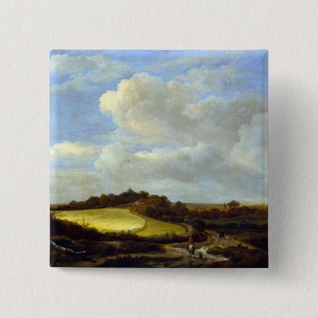 The Wheatfield 15 Cm Square Badge (Front)