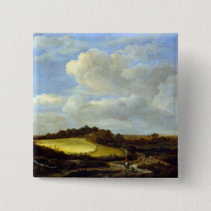 The Wheatfield 15 Cm Square Badge