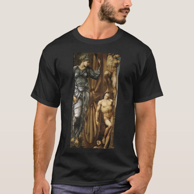 The Wheel of Fortune (by Edward Burne-Jones) T-Shirt (Front)