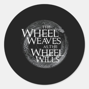 The Wheel Of Time The Wheel Weaves Classic Round Sticker