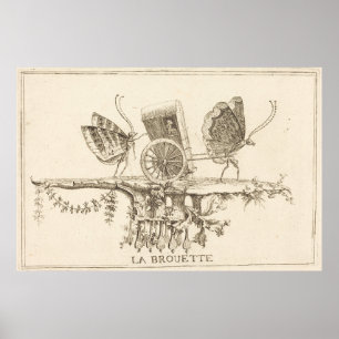 The Wheelbarrow, in or after 1756 Poster