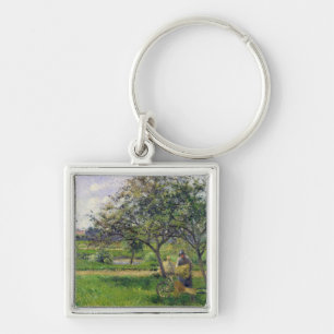 The Wheelbarrow, Orchard, c.1881 Key Ring