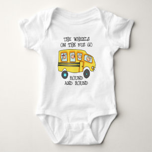 The Wheels On the Bus Baby Bodysuit