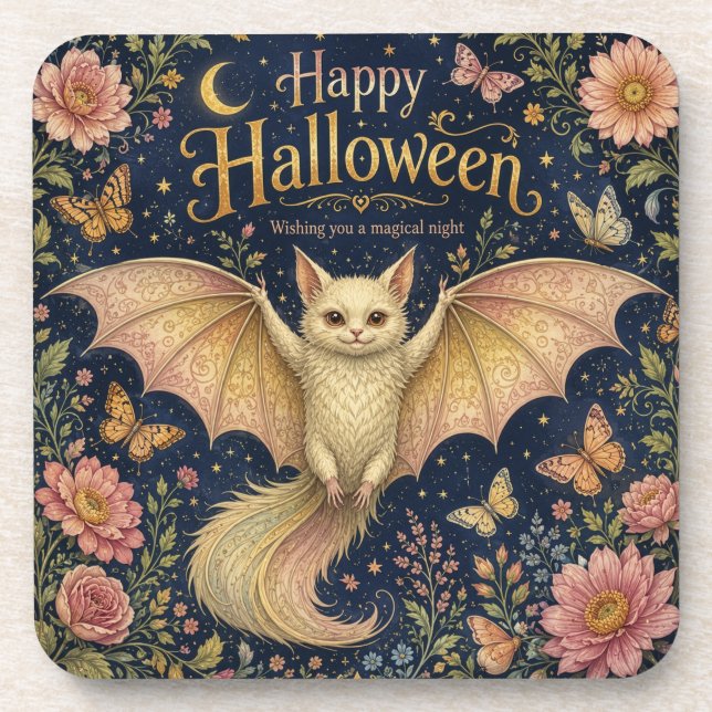 The Whimsical Winged Familiar Coaster (Front)