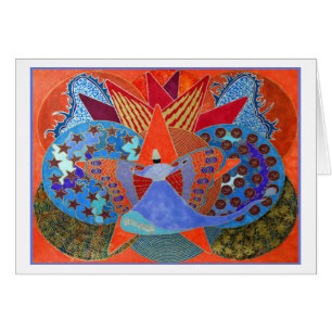 The Whirl In Butterfly Card