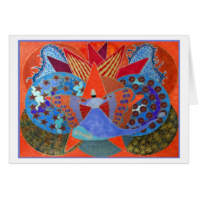 The Whirl In Butterfly Card (Front Horizontal)