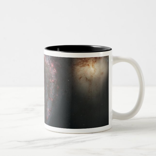 The whirlpool galaxy (M51) and companion galaxy Two-Tone Coffee Mug (Right)