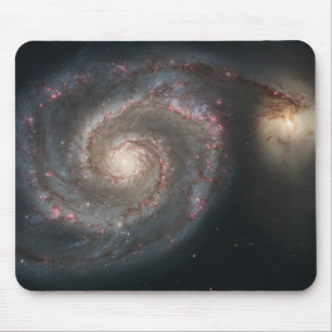 The Whirlpool Galaxy M51 & Companion in Space Mouse Mat