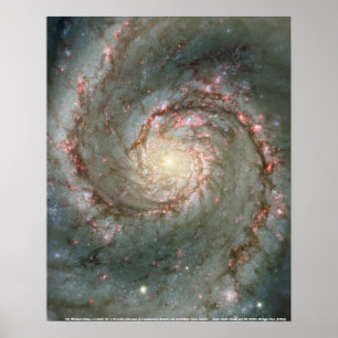 The Whirlpool Galaxy Poster