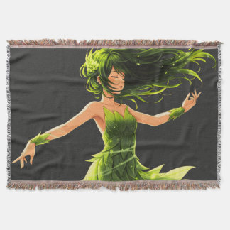 The Whisper of the Wind Throw Blanket