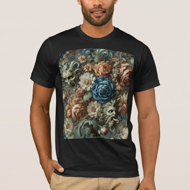 The Whisper that Sharpened the Knife – Gothic Art T-Shirt (Front)